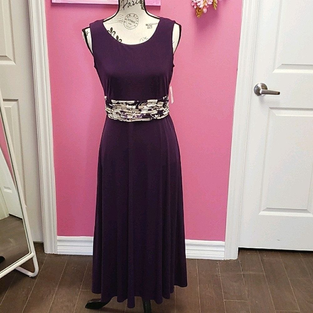 NWT  💜 Jessica Howard Purple Sleeveless Dress